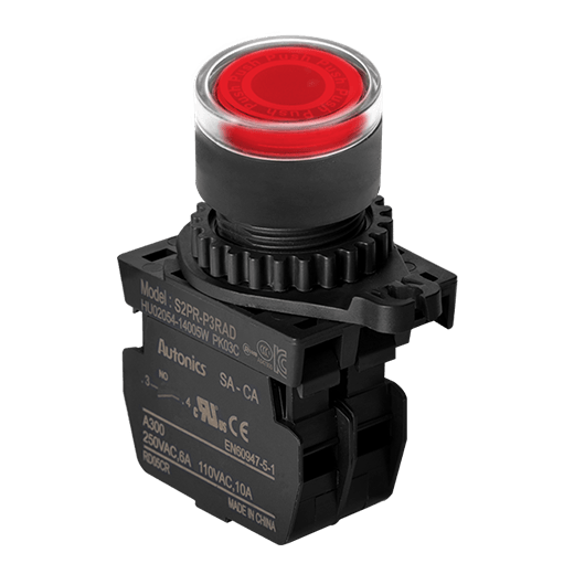 Push Lamp Autonic S2PR-P3RAD 24 VDC Red