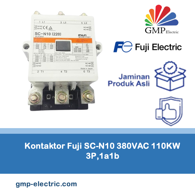 Kontaktor Fuji SC-N10 380VAC 110KW 3P,1a1b