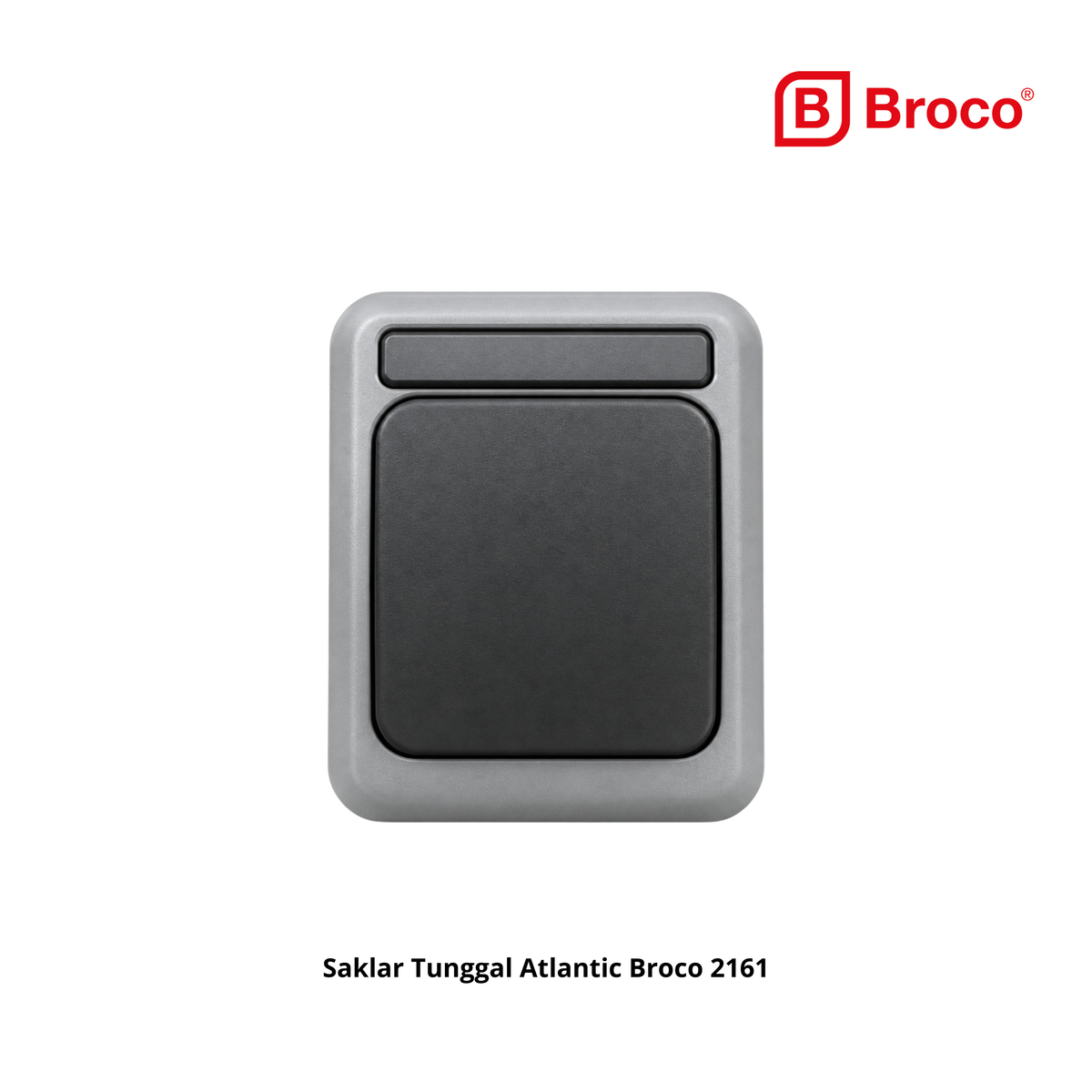 Saklar Tunggal Atlantic Broco 2161