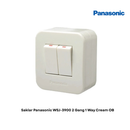 Saklar Panasonic WSJ-3900 2 Gang 1 Way Cream OB