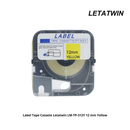 Label Tape Cassete Letatwin LM-TP-312Y 12 mm Yellow