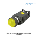 Pilot Lamp Fuji Dome DR 22 DOL M4Y Trafo, Inc 220VAC 22 mm Yellow