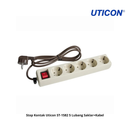 Stop Kontak Uticon ST-1582 5 Lubang Saklar+Kabel