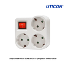 Stop Kontak Uticon S-348 SW 3in 1 +pengawan socket+saklar