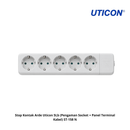 Stop Kontak Arde Uticon 5Lb (Pengaman Socket + Panel Terminal Kabel) ST-158 N