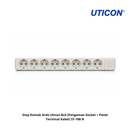 Stop Kontak Arde Uticon 8Lb (Pengaman Socket + Panel Terminal Kabel) ST-188 N