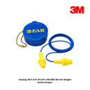 Earplug 3M E-A-R UltraFit 340-4002 Bertali dengan Kotak Simpan