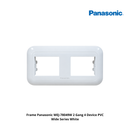 Frame Panasonic WEJ-78049W 2 Gang 4 Device PVC Wide Series White