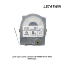 Label Tape Cassete Letatwin LM-TP505W 5 mm White (NEW Type)