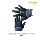 Sarung Tangan Comet Palm Fit 805 Glove PU Hitam - Size L