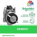 Selector Switch Schneider XB4-BG21 22 mm Metal Key Stay Put 2 Posisi 1NO Kunci kiri
