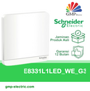 Saklar AvatarOn 1 Gang 1 Way E8331L1LED_WE_G3 White