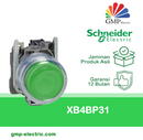 Push Button Switch Schneider XB4-BP31 22 mm Metal IP66 Green 1NO
