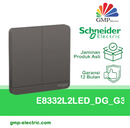 Saklar AvatarOn 2 Gang 2 Way Black E8332L2LED_DG_G3