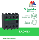 Auxiliary Contact BlockSchneider LADN13 F/LC1D white 1NO+3NC