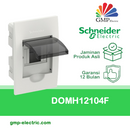 Box MCB Schneider DOMH12104F IB 4 Group White Transparent Cover