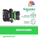 Push Button Lamp Schneider XB5-AW36M5 22 mm Plastic Momentary 220VAC Blue 1NO+1NC