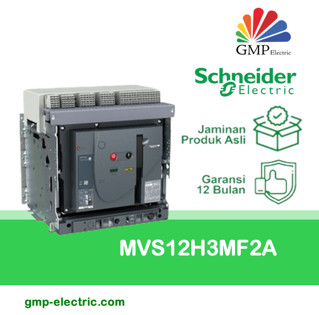 ACB Schneider Fixed Type MVS12H3MF2A 3P 1250A 65kA