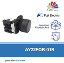 Push Button Switch Fuji AY22FOR-10B Round, Momentary 22 mm Black 1 NO