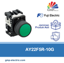 Push Button Switch Fuji AY22F5R-10G Round, Alternate 22 mm Green 1 NO