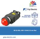 Pilot Lamp Fuji Dome DR 22 DOL H3R Trafo, LED 110VAC 22 mm Red