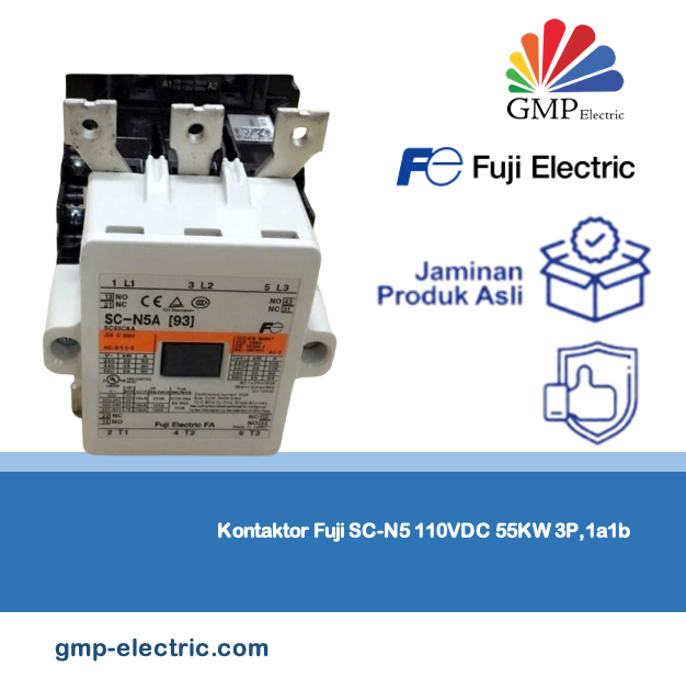 Kontaktor Fuji SC-N5 110VDC 55KW 3P,1a1b