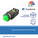 Pilot Lamp Fuji Dome DR 22 DOL H4G Trafo, LED 110VAC 22 mm Gren
