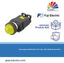 Pilot Lamp Fuji Dome DR 22 DOL H4Y Trafo, LED 110VAC 22 mm Yellow