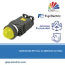 Pilot Lamp Fuji Dome DR 22 DOL S4Y Trafo, Inc 380VAC 22 mm Yellow