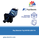 Key Selector Fuji AH165-J2A11A Stay Put 2 Posisi 16 mm Black 1NO+1NC