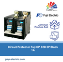 Circuit Protector Fuji CP 32D 2P Black 1A