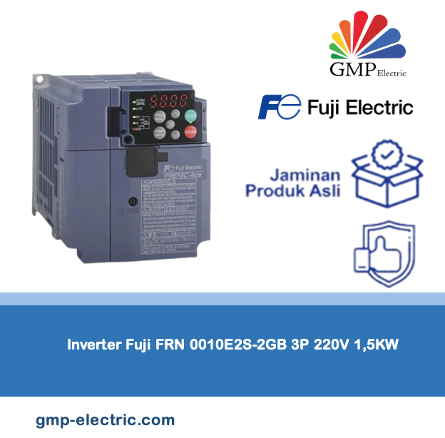 Inverter Fuji FRN 0010E2S-2GB 3P 220V 1,5KW