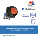 Push Button Switch Fuji AR30 FOR-10R Round, Momentary 30 mm Red 1 NO