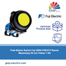 Push Button Switch Fuji AR30 FOR-01Y Round, Momentary 30 mm Yellow 1 NC