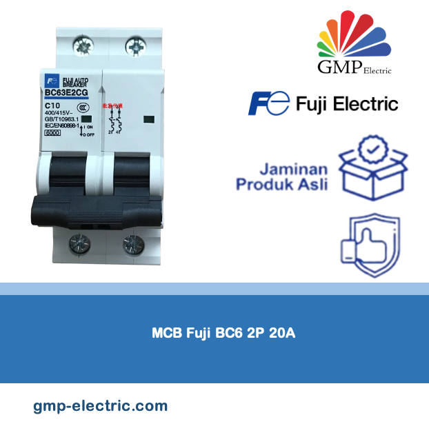 MCB Fuji BC6 2P 20A