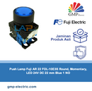 Push Lamp Fuji AR 22 FOL-10E3S Round, Momentary, LED 24V DC 22 mm Blue 1 NO