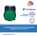 Push Button Fuji AR 22 EOR-10G Round (extended), Momentary 22 mm Green 1 NO