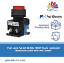 Push Lamp Fuji AR 22 EOL-10E3R Round (extended) Momentary 22mm Red 1NO LED24V