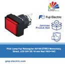 Pilot Lamp Fuji Retangular AH165-ZTRE3 Momentary, Direct, LED 24V DC 16 mm Red 1NO+1NC