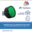 Push Button Switch Fuji AR30 B2R-10G Round (Giant Head Full Guard), Momentary 30 mm Green 1 NO