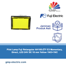 Pilot Lamp Fuji Retangular AH165-ZTY E3 Momentary, Direct, LED 24V DC 16 mm Yellow 1NO+1NC