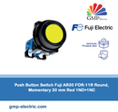 Push Button Switch Fuji AR30 FOR-11R Round, Momentary 30 mm Red 1NO+1NC