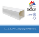 Decoration Duct PVC Fort 20(W)x10(H) @1.7M FTD2010-2 Putih