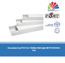 Decoration Duct PVC Fort 100(W)x100(H) @2.9M FTD100100-3 Putih