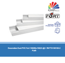 Decoration Duct PVC Fort 100(W)x100(H) @1.7M FTD100100-2 Putih