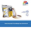 Isolasi kertas Nachi 1/2 Inch Masking Tape 12mmx20 Yard