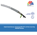 Kabel Control Screen, Numbering NB LIYCY-JZ 18x1,5 mm Grey 300/500V