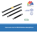 Kabel marker strip Fort FMS-65 65x9x6mm Balck @100 pcs