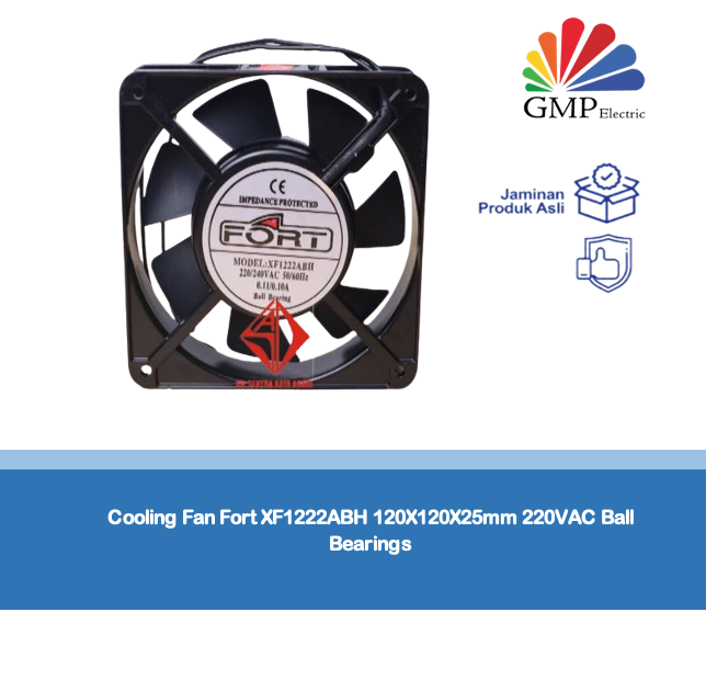 Cooling Fan Fort XF1222ABH 120X120X25mm 220VAC Ball Bearings