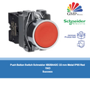 Push Button Switch Schneider XB2BA42C 22 mm Metal IP65 Red 1NO